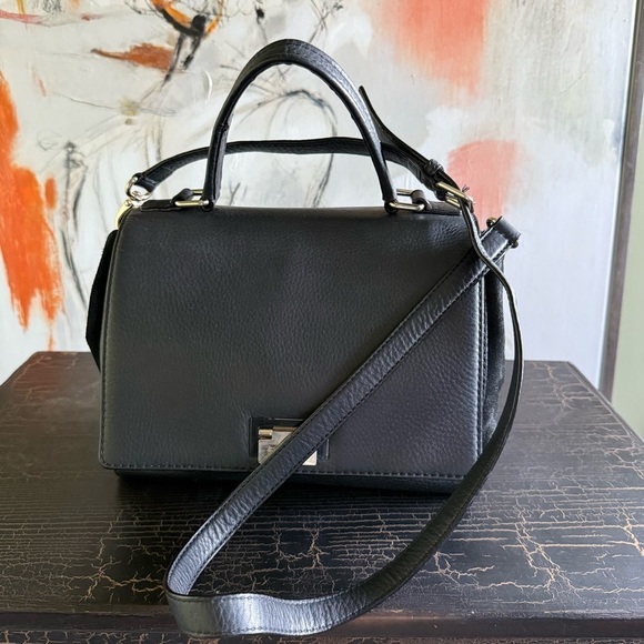 Kate Spade Black Leather and Suede Magnolia Park Top Handle Bag - Picture 13 of 15